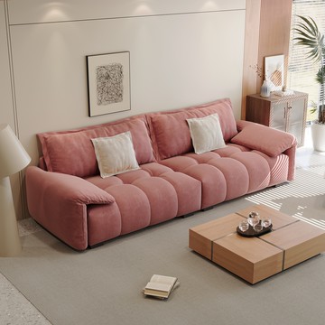 【obis】小象耳朵沙發(雙人座180公分)雙人位#粉紅色