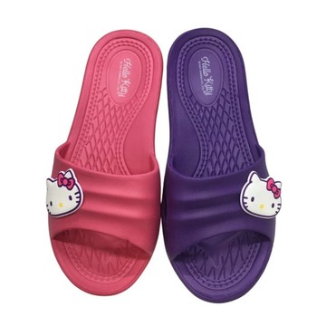 現貨【HELLO KITTY 正版授權 】滴塑立體KT裝飾扣室內拖浴室拖地板拖鞋 KT-618/628