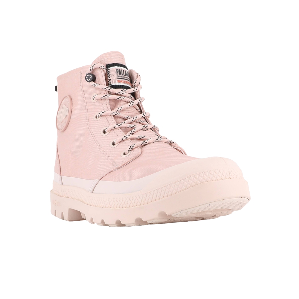 【PALLADIUM】PAMPA RCY LT+WP+ZIP 防水靴 桃粉