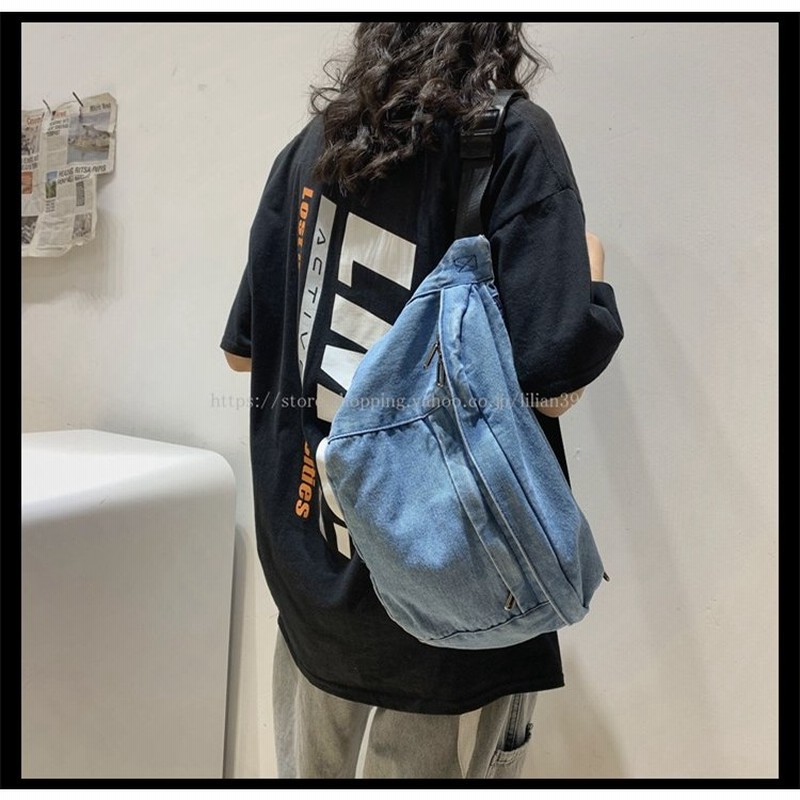 ショルダーバッグ レディース 斜めがけ 軽い デニムバッグ ボディバッグ おしゃれ 韓国 大学生 ウエストポーチ ウエストバッグ スポーツ 旅行 登山 散歩 通販 Lineポイント最大0 5 Get Lineショッピング