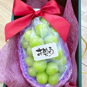 【帕查嬤嬤】🇯🇵日本 山梨 笛吹 麝香葡萄 一房禮盒🍇｜日本麝香葡萄禮盒