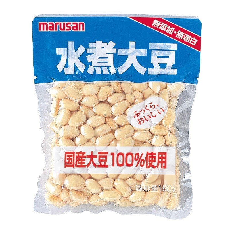 マルサンアイ 国産水煮大豆 150g