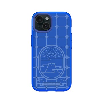 iPhone 15 JellyTint 激光藍 - 老屋顏 Old House Face - 透明-富士山