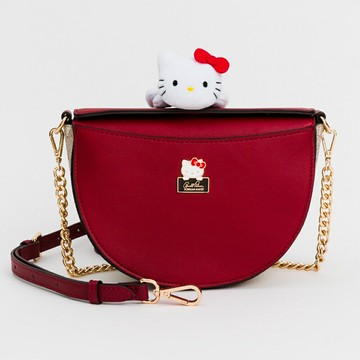 Kitty系列 - Arnold Palmer - 馬鞍包附長短背帶 Attract系列 - 紅色