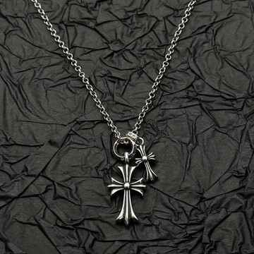 AETEEY十字架項鏈男款女款毛衣鏈高級感飾品吊墜鎖骨鏈疊戴配飾