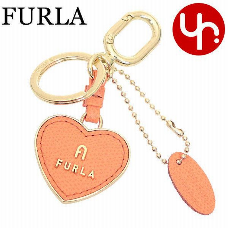 新品 フルラ FURLA キーホルダー マグノリア KEYRING HEART サンセット約50gSUNSET本体