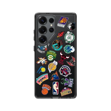 Galaxy S25 Ultra Clear 酷墨灰 - NBA - Hardwood classics Logos