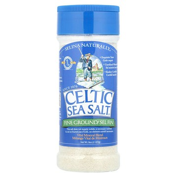 Celtic Sea Salt, 礦物質精海鹽罐裝，8盎司（227克）
