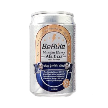 10G蛋白質*[BeRule] 麥盧卡蜂蜜啤酒乳清飲 (無酒精) 箱購組 (24瓶/箱)-10G蛋白質*[BeRule] 麥盧卡蜂蜜啤酒乳清飲 (無酒精) 箱購組 (24瓶/箱)