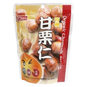康健生機 有機甘栗仁 150g/包