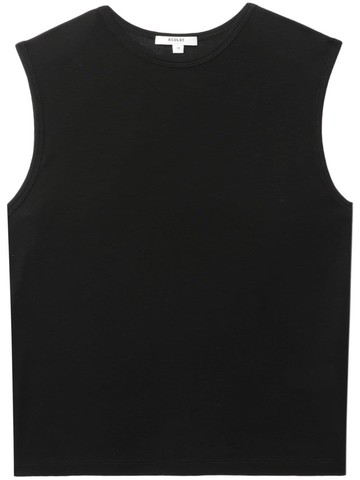 AGOLDE - shoulder-pads tank top - women - TENCEL™/Spandex/Elastane - S - Black