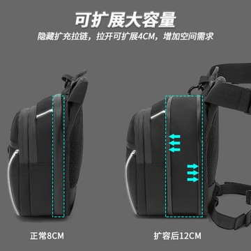【含稅/免運】 騎士摩托車男士腿包機車單肩斜挎包男腰包跨包騎行背包防水戶外儲