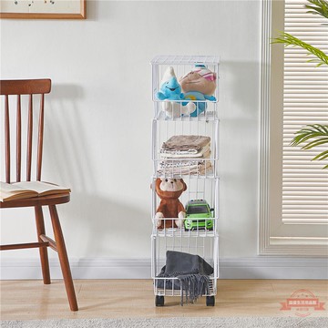 廚房置物架落地多層可移動簡約家用放蔬菜水果籃鍋煲雜物收納架子