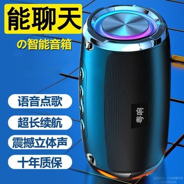 AI智能音響　大音量音響　大聲家　用戶外重低音炮　語音點歌能聊天