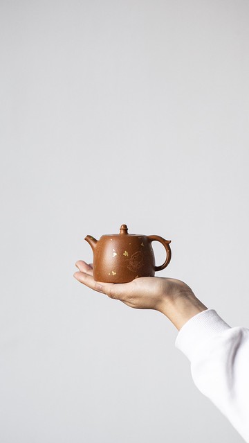 送禮紫砂壺茶壺补货   小汉铎 撒金 祥瑞 180cc 原矿优质降坡料