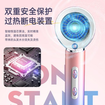 歐規日規大功率電吹風家用吹風機速幹吹風筒跨境壹件起批定制藍光 鑫弘-數碼配件