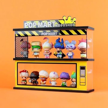 示盒  售貨架推盒機手辦娃娃盲盒展示盒   防塵收納手辦娃娃