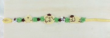 【震撼精品百貨】Pom Pom Purin 布丁狗 刺繡手環 震撼日式精品百貨