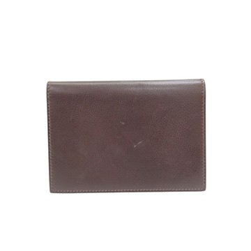 HERMES 愛馬仕 深棕色 Mysore 山羊皮 護照套 X刻 【二手名牌BRAND OFF】