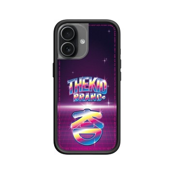 iPhone 17 Mod NX -邊框背蓋組合 (相機按鈕) 黑 - KID - 80年代風格KID