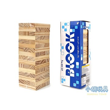 原木疊疊樂 (48PCS) 疊疊樂 積木 益智桌遊 平衡遊戲 益智遊戲 兒童玩具【小胡玩具(電子發票)】