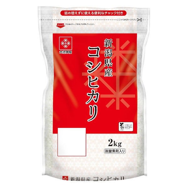 木徳神糧 長鮮度 新潟県産 コシヒカリ 2kg  令和5年産 1袋 木徳神糧