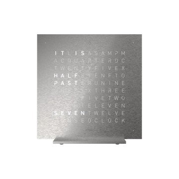 【預購】EARTH 13.5x13.5 FULL METAL 桌上時鐘 - METAL系列 英文