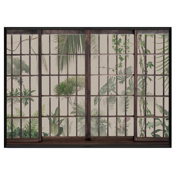 菠蘿選畫所 窗外植影 CCTB3403B 掛畫 40 x 30cm 黑色