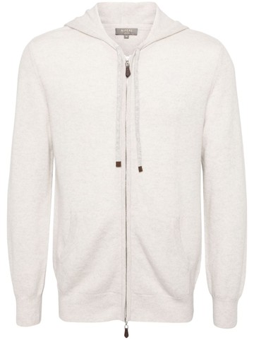 N.Peal - Ladbroke cashmere hoodie - men - Organic Cashmere - M - Grey