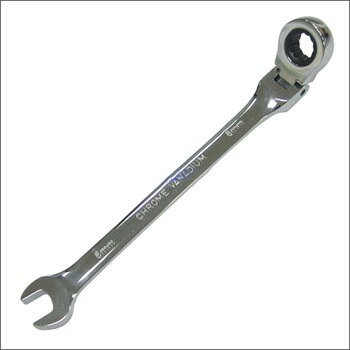 Octopus 10mm搖頭梅開棘輪扳手 可彎型 棘輪板手