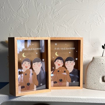 透明款許願存錢筒免費刻字 木質客製化存錢筒 聖誕節交換禮物