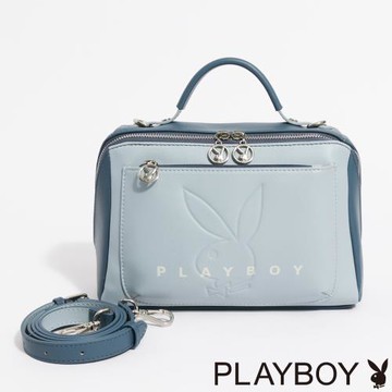 PLAYBOY - 手提包附背帶  Limelight系列 - 藍色