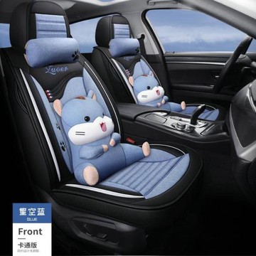 汽車坐墊四季通用全包圍座椅套布藝車坐墊2024新款坐套座墊套座套