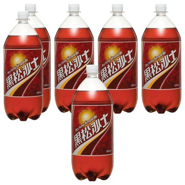 黑松沙士 無咖啡因 無防腐劑  2L  6瓶