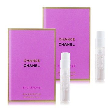 CHANEL 香奈兒 CHANCE 粉紅甜蜜淡香精1.5mlX2