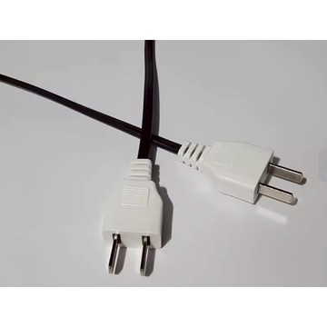 【AI電子】*2腳公插頭帶線公插頭2孔母插頭監控電源插頭220V電源線插座