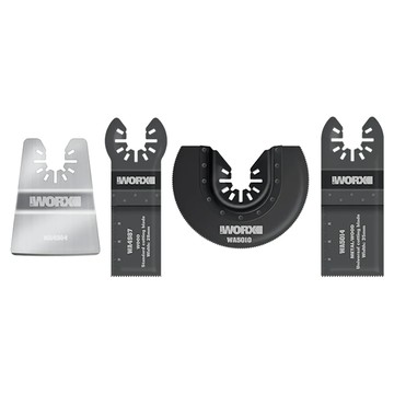 WORX 威克士 台灣公司貨 萬能鋸片切割類4件套組 WA5092  1組