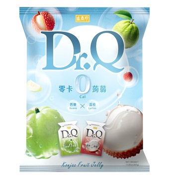 Dr.Q雙味零卡蒟蒻(荔枝風味+芭樂風味)420g
