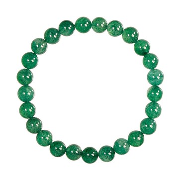 【正佳珠寶】綠草莓晶 高品淨透綠草莓籽 7.4-7.8mm 綠草莓晶手珠