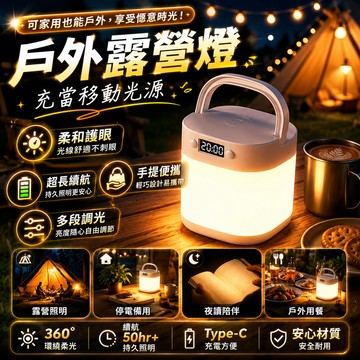 【免運🔥長續航戶外露營燈】多功能露營燈 超長續航照明燈 戶外手提燈 停電應急燈 充電照明燈 LED照明燈 補光燈 氛圍燈