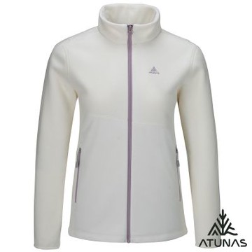 【ATUNAS 歐都納】女款經典刷毛保暖外套A2GA2523W奶油白/刷毛/柔軟/保暖佳/樂遊戶外