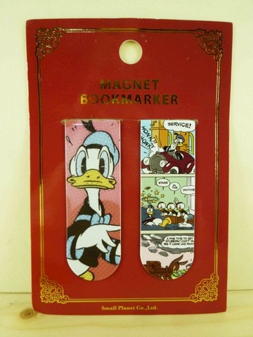 【震撼精品百貨】Donald_唐老鴨~2入磁鐵書籤-漫畫