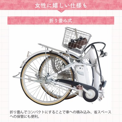 電動自転車 24インチ 型式認定取得 電動アシスト自転車 折りたたみ