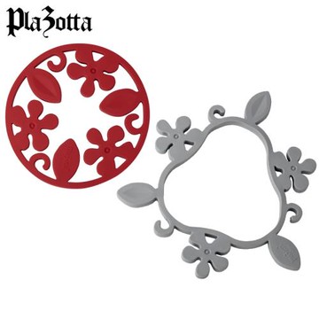 德國plazotta防燙鍋墊硅膠鍋墊家用廚房大號加厚圓形鍋墊隔熱墊