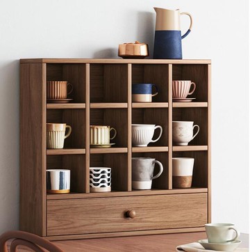 ❤精選❤桌上書架簡易多層置物架客廳桌面收納架子杯架靠墻家用多寶格子柜 雙11全館免運