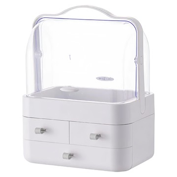 化妝品收納箱 一般款  太空灰  1個