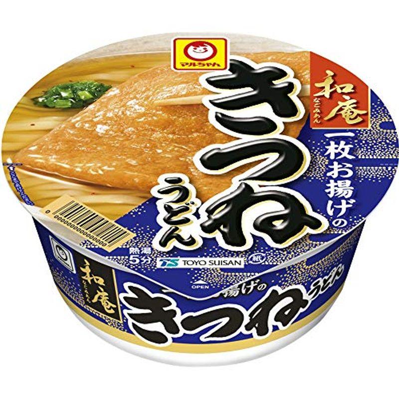 マルちゃん 和庵 一枚お揚げのきつねうどん 85g ×12個