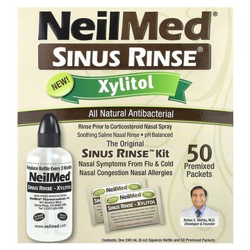 NeilMed, Sinus Rinse，木糖醇，鼻竇衝洗套件，2 件套