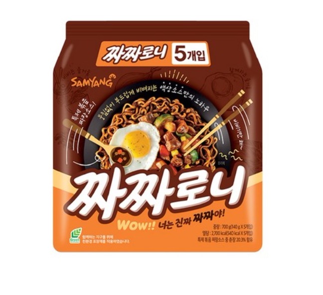 [KOREA RAMEN] 三養チャロニ 140g x 5p