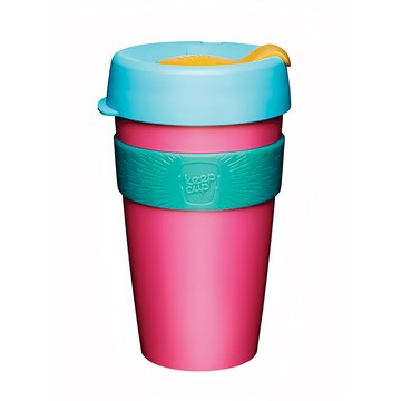 Keep Cup 極輕隨行杯 L 派對 454ml 杯體-聚丙烯 環圈-矽膠 活動扣-低密度聚乙烯  1個